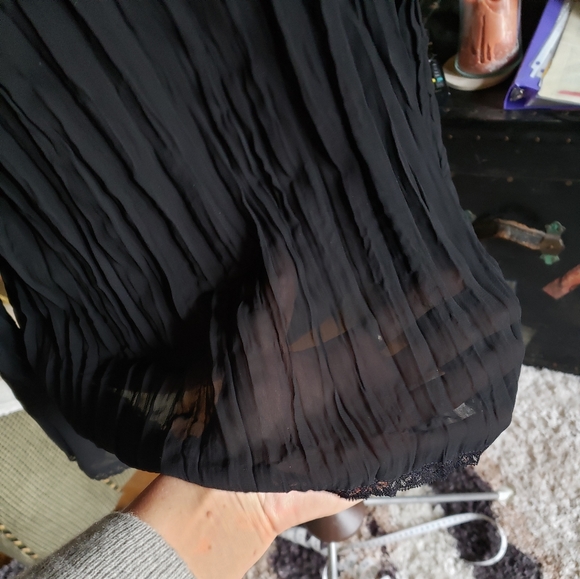 NOTATIONS Crinkled translucent fabric blouse - L - Picture 9 of 11